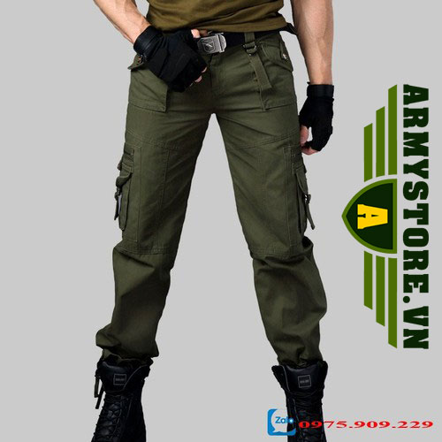 [HCM]Quần túi hộp nam phong cách lính Army ARM-818