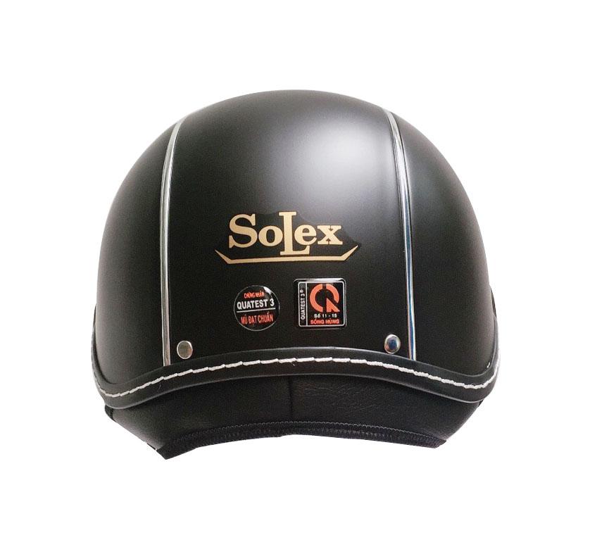 [HCM]Nón Bảo Hiểm Kinh Âm Solex LS Luxury