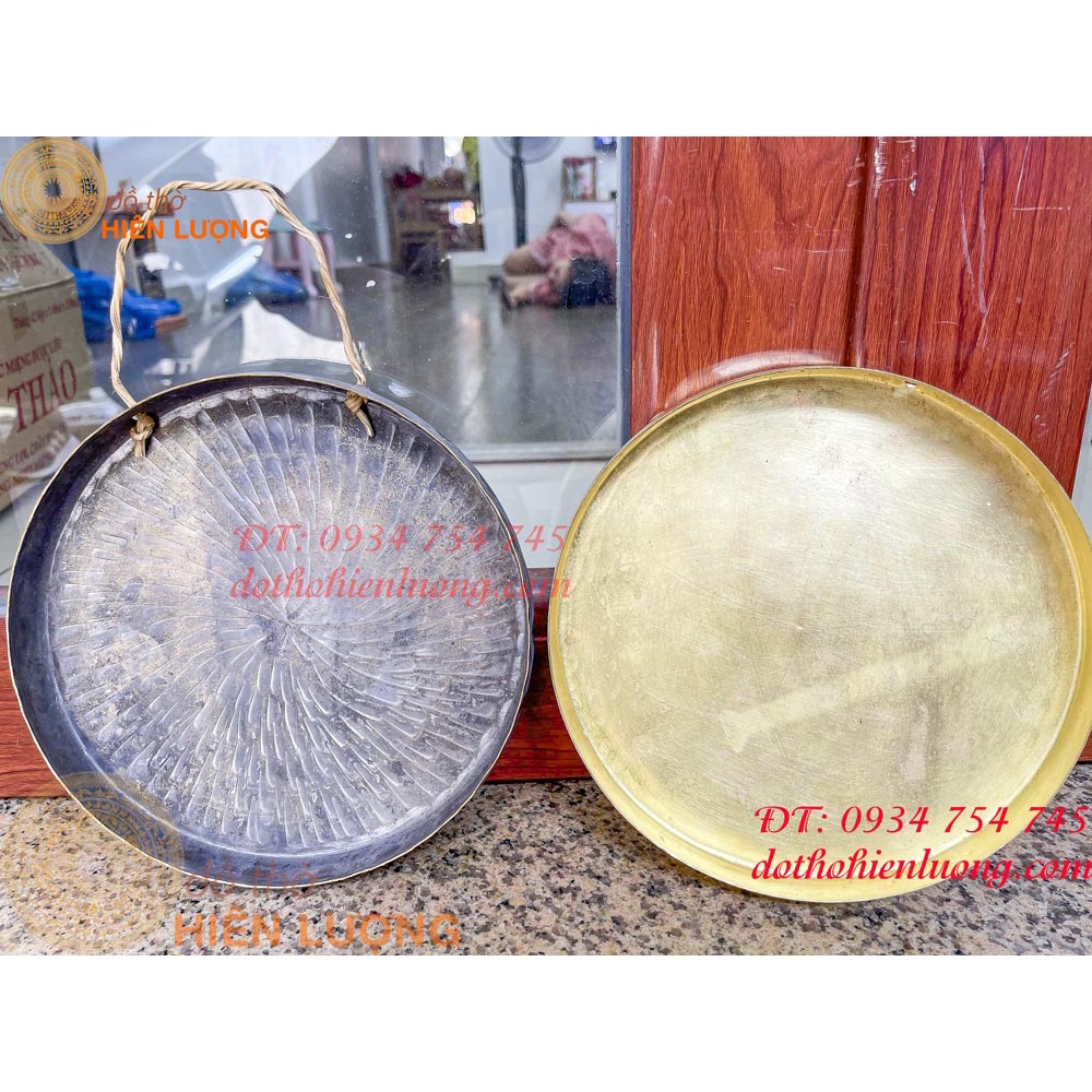 Thanh la bằng đồng đường kính 20cm