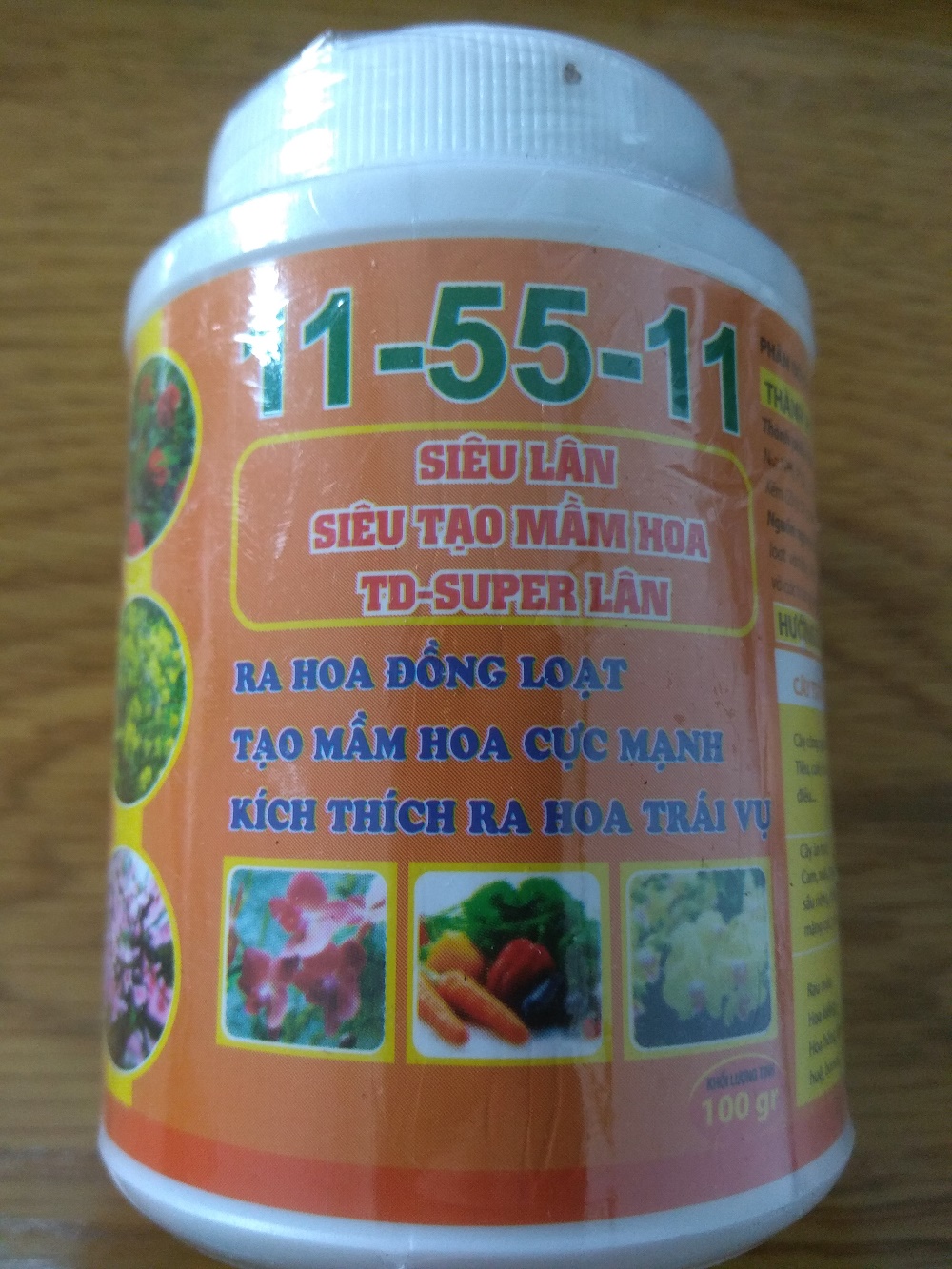 [HCM]Phân bón lá siêu lân NPK 11-55-11 - chai 100 gram