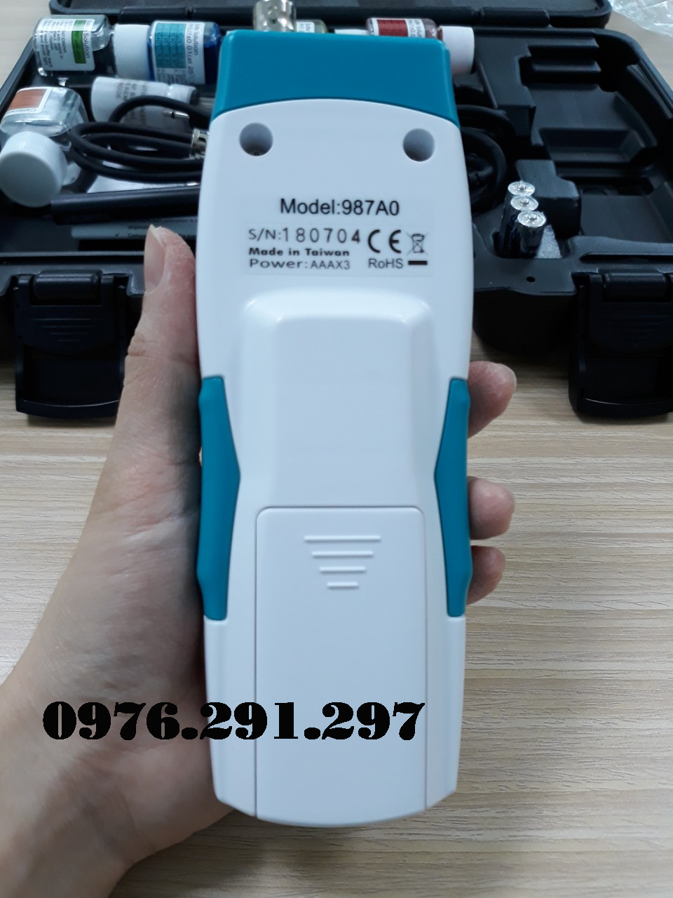 Máy đo ph/ độ mặn/ nhiệt độ mic 987a2pc -taiwan