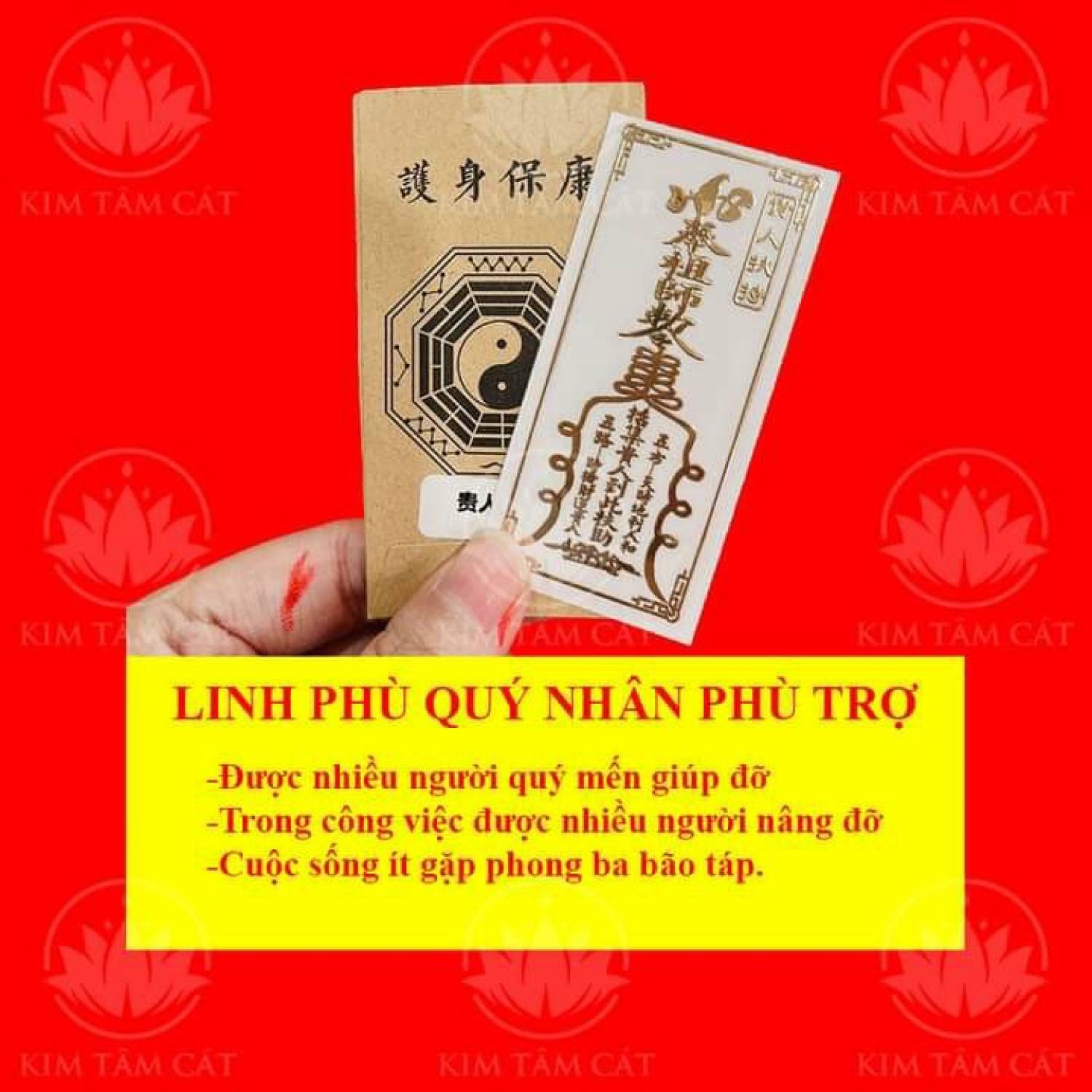 [HCM]Combo 4 linh phù đón lộc bình an (tỳ hưu chuỷen vận bình an thần tài búa) dán điẹn thoại