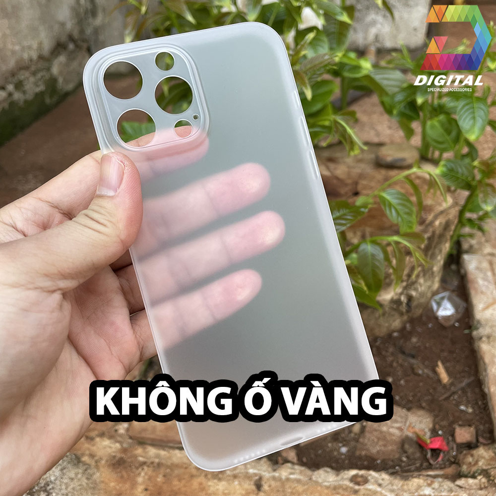 Combo 2 Ốp Lưng Trong Nhám Unibody iPhone 13 Pro Max Siêu Mỏng