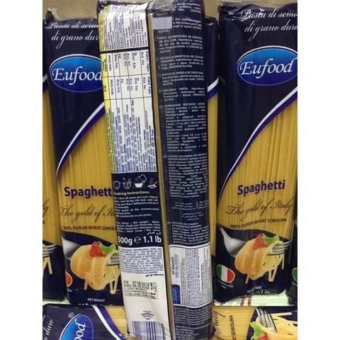 Mỳ Spaghetti Eufood 500gr