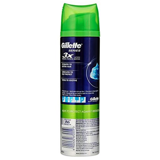 Gel cạo râu Gillette Series Sensitive Skin 198g