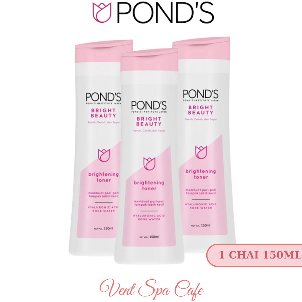 Rose water POND'S brighten skin self nhi﻿ên white beauty lightening Toner 150ml