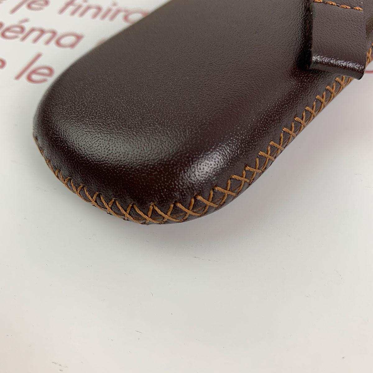 Bao da 6700 - da bò thật - handmade - màu nâu MC227