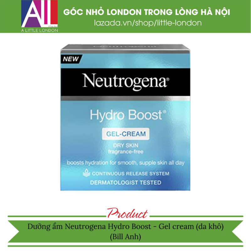 Dưỡng ẩm da khô Neutrogena Hydro Boost Gel Cream 50ml (Bill Anh)