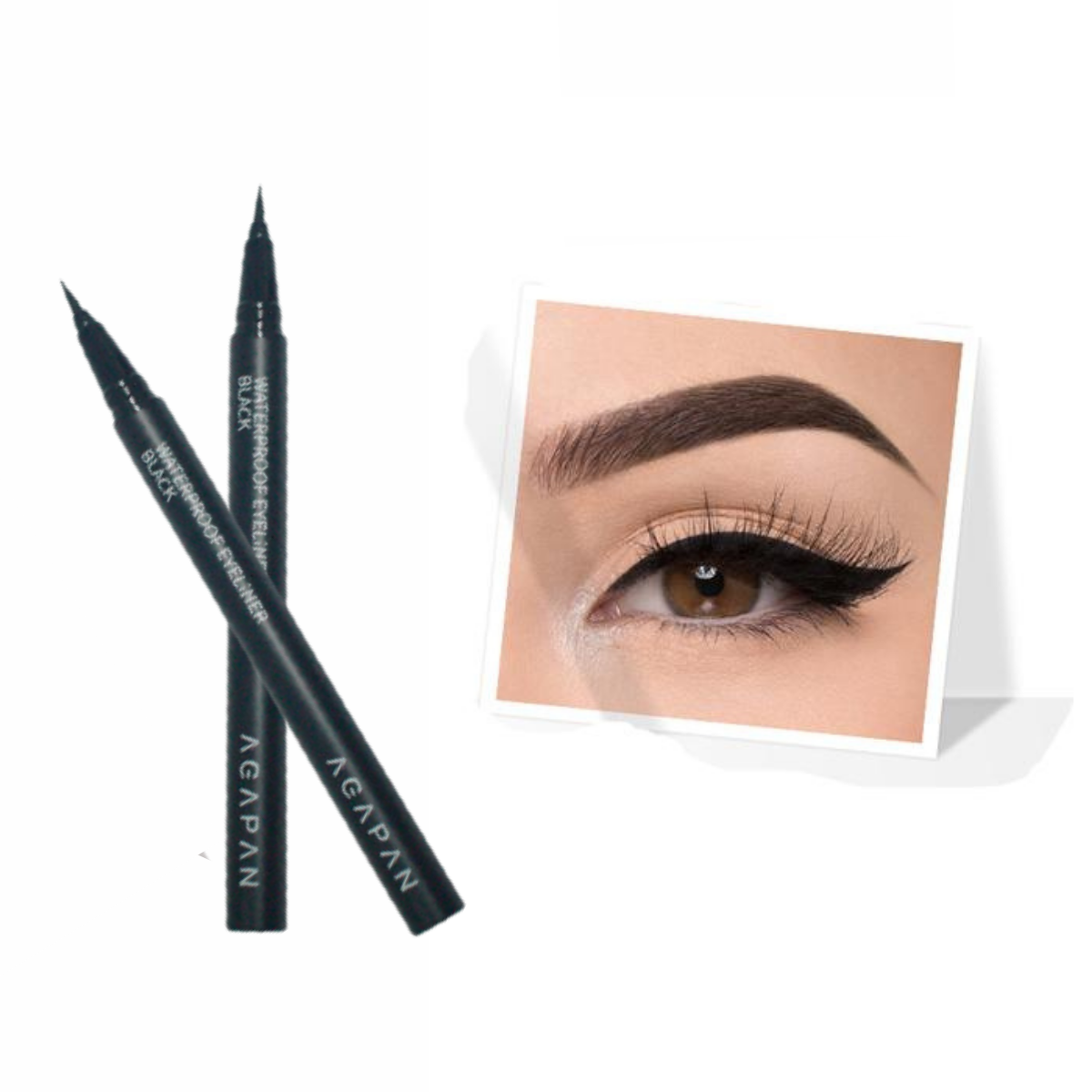 Kẻ mắt dạ không lem, không trôi Agapan Waterproof Eyeliner Black