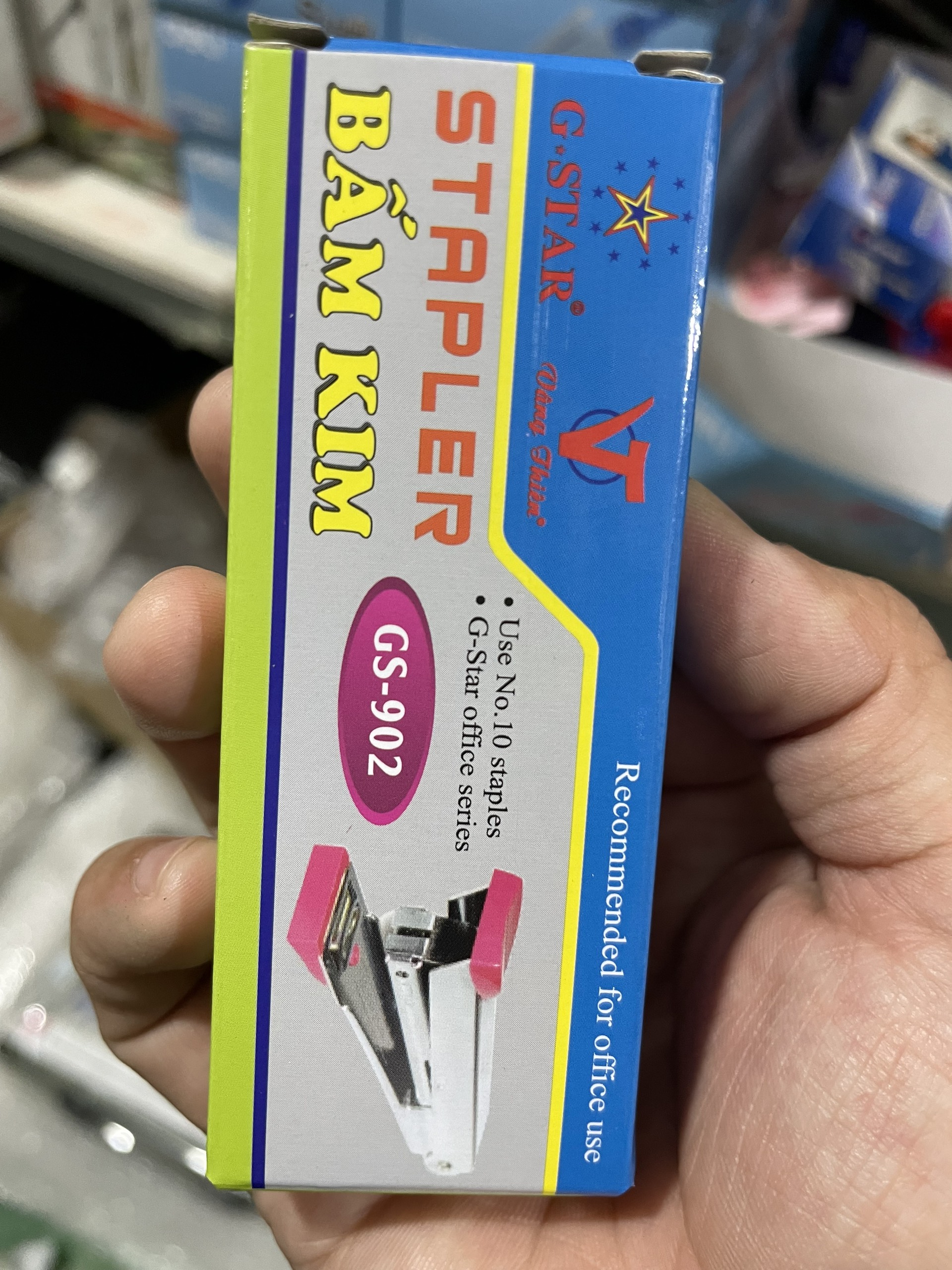 Bấm kim inox số 10 gstar gs-902
