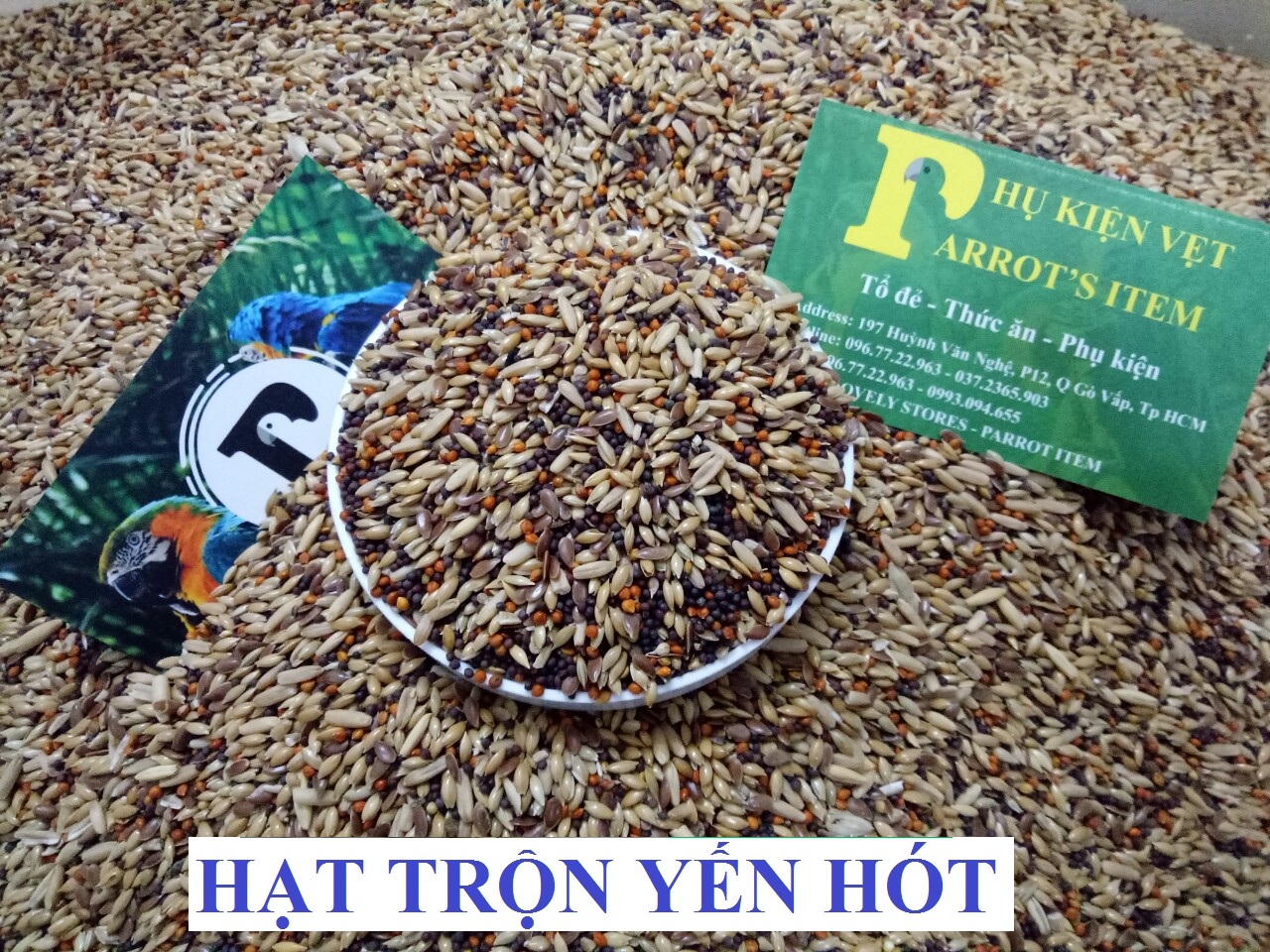 500G HẠT TRỘN DÀNH CHO YẾN HÓT (ĐẦY ĐỦ CHẤT DINH DƯỠNG)