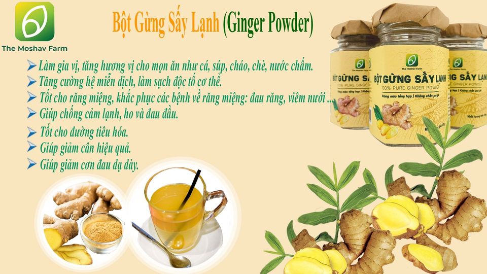Bột Gừng Sấy Lạnh - 100gr