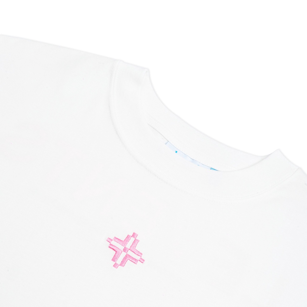 LUCKÁo Thun Levents XL Logo White/ Pink