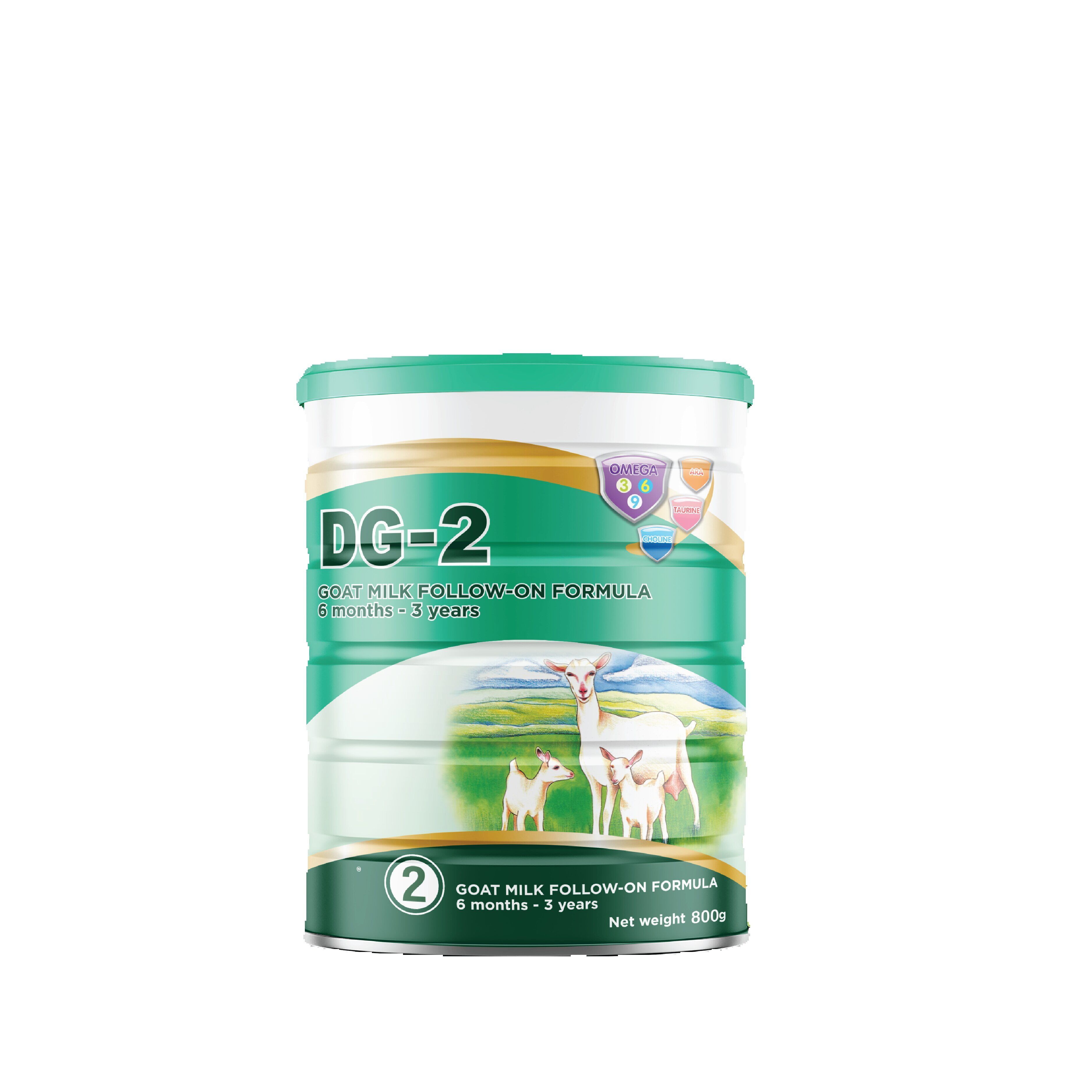 [Tặng 1 lon DG-3, HSD 10/2025] Sữa Dê Công Thức DG-2 800g [HSD 07/2026]