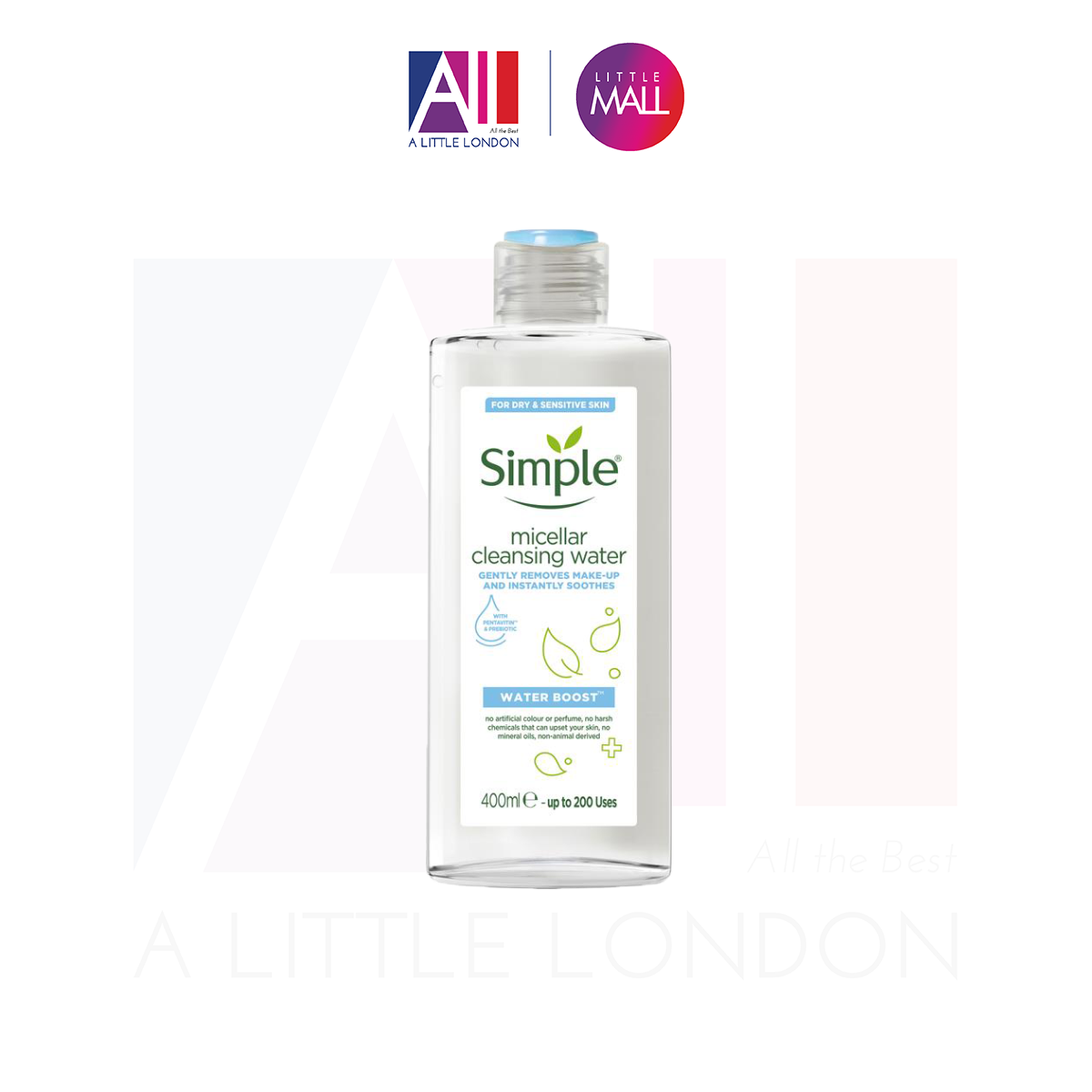 Nước tẩy trang Simple Water Boost Micellar Cleansing Water (Bill Anh)