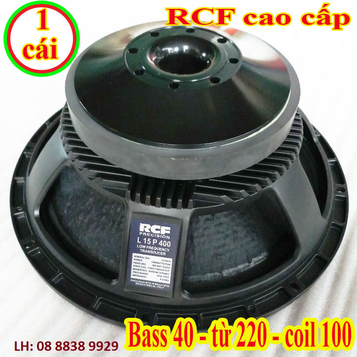 LOA BASS 40 RCF LIÊN DOANH TỪ 220 COIL 100 CAO CẤP - GIÁ 1 LOA