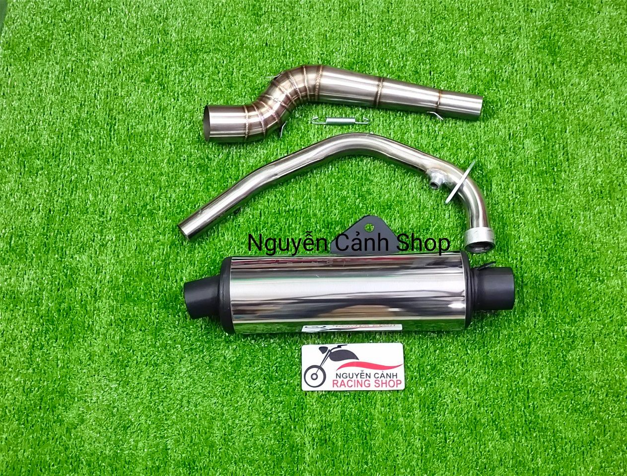 Pô CBR ngắn 40CM có cổ 2 khúc-Winner-Sonic