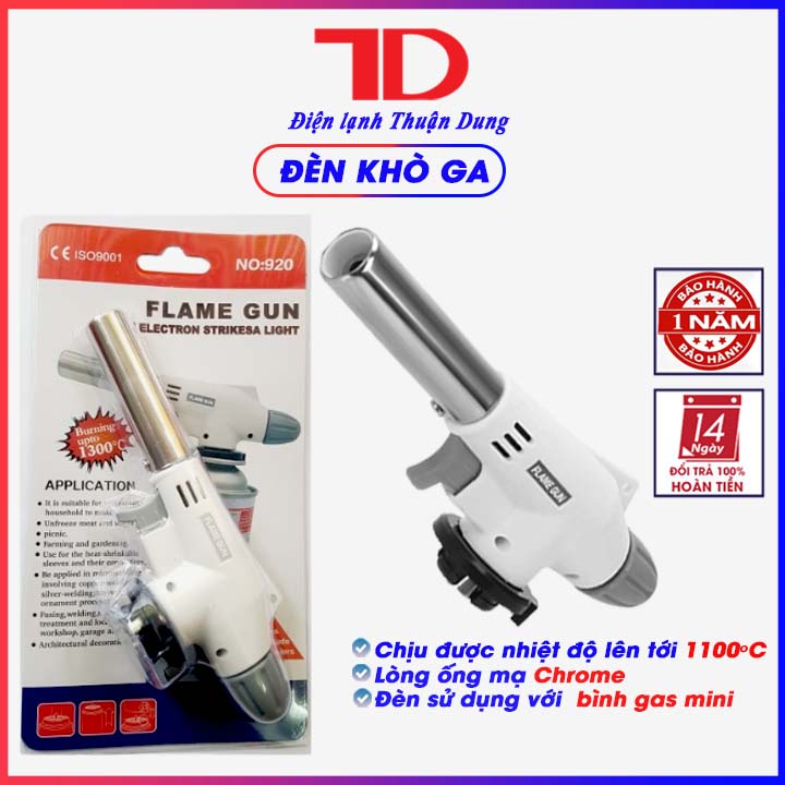 Đầu khò gas Flame gun, Đèn khò ga mini cầm tay - Điện Lạnh Thuận Dung