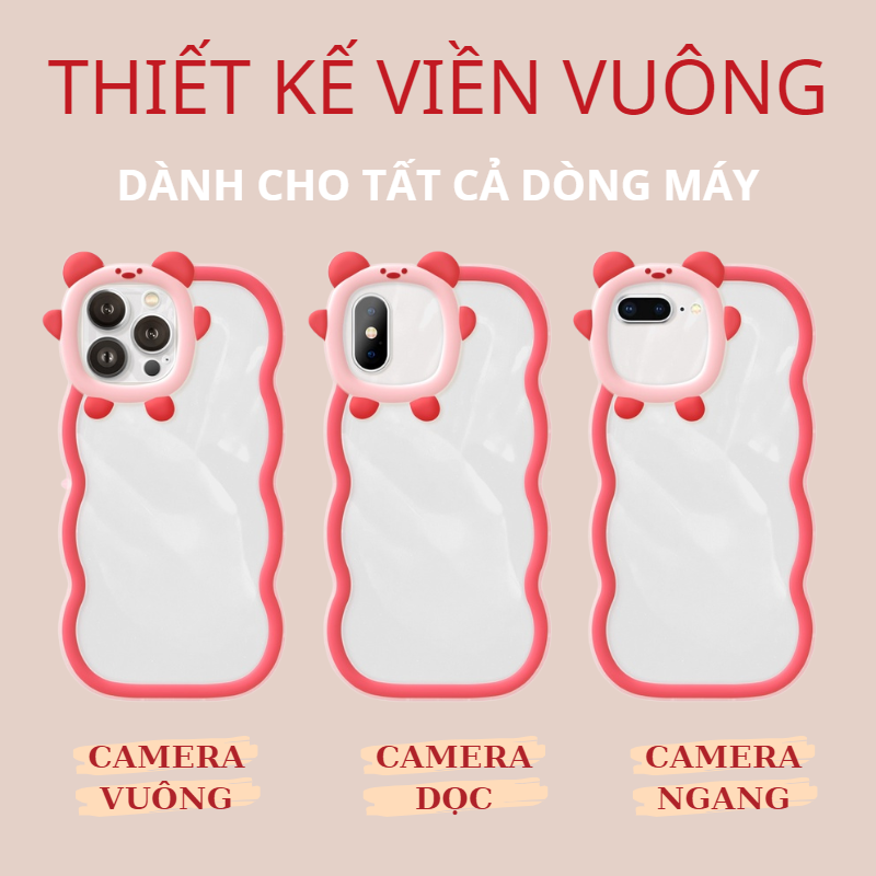 Ốp lưng iPhone Fruit Rabbit viền hoa 11promax sooen case