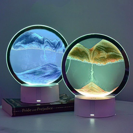 Tranh cát chuyển động 3D có đèn Led