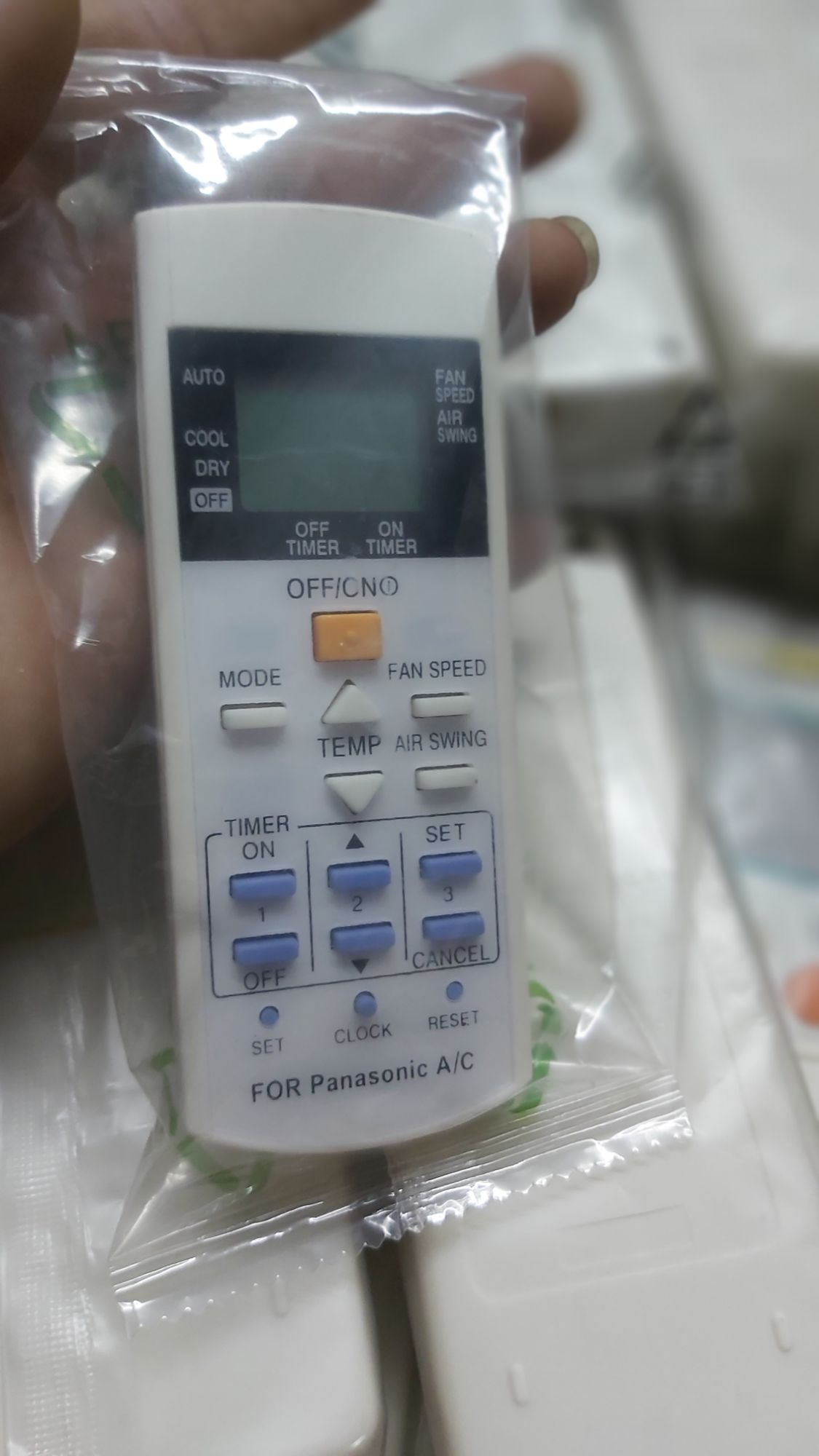 khiển điều hòa panasonic không ion 1 chiều