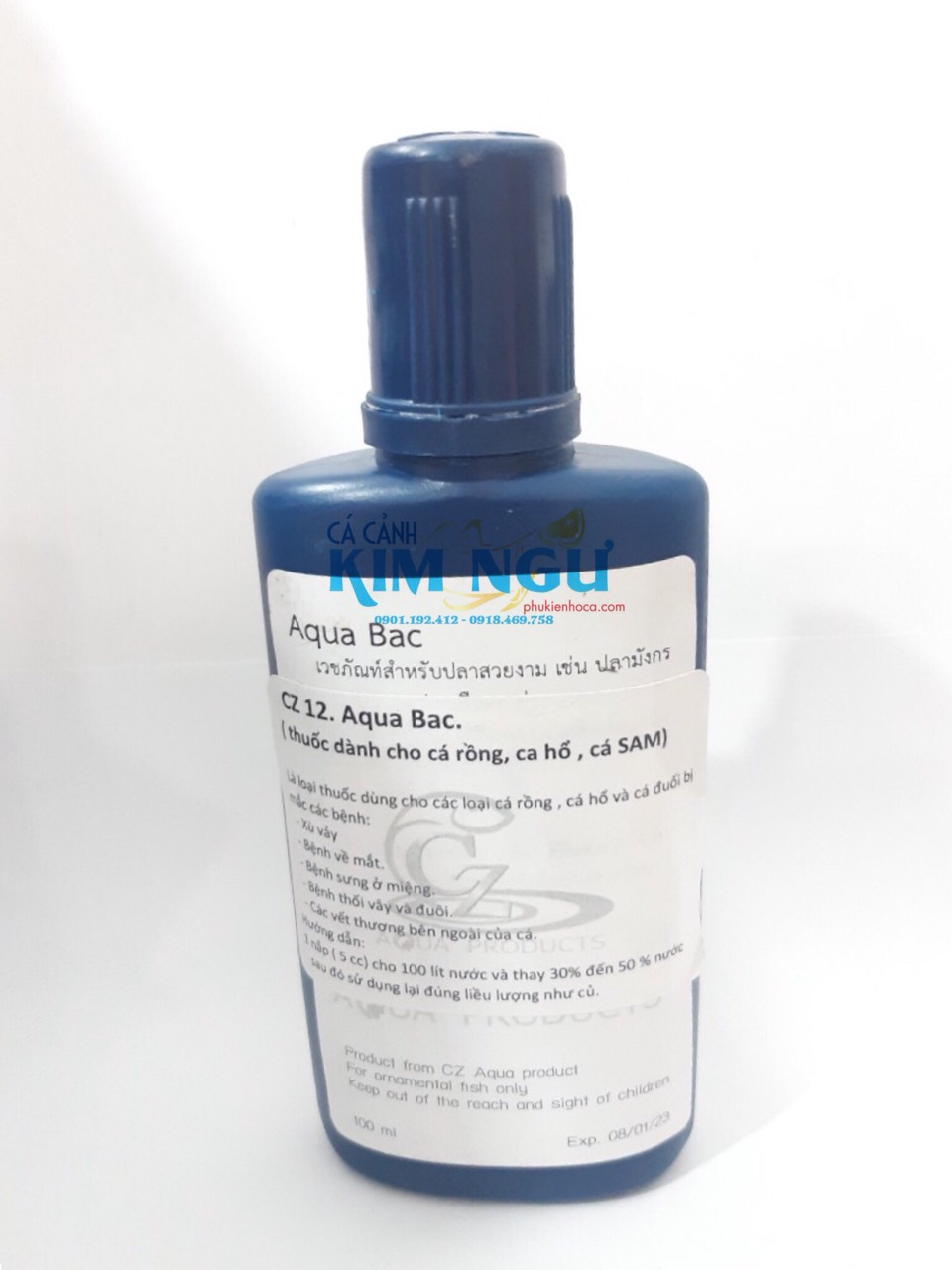 Chuyên Cho Cá Rồng - Hổ - Sam AQUA BAC (100cc) AQUABAC