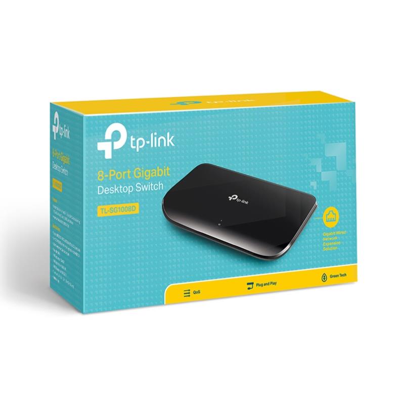 Switch Tp-Link Tl- Ls1008d 8 Port Gigabit Chính Hãng