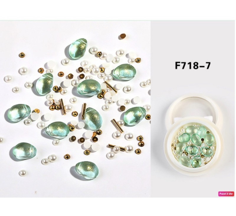 Đá viên giọt nước trang trí móng siêu đẹp