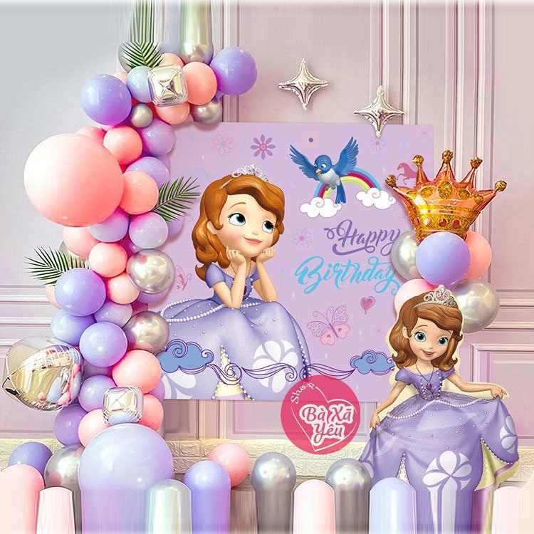 Bộ Sinh Nhật Sofia Và Vương Miệng