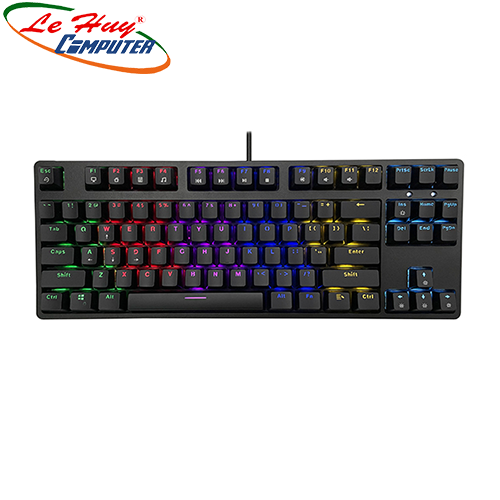 Bàn phím cơ e-dra ek387l rainbow huano switch