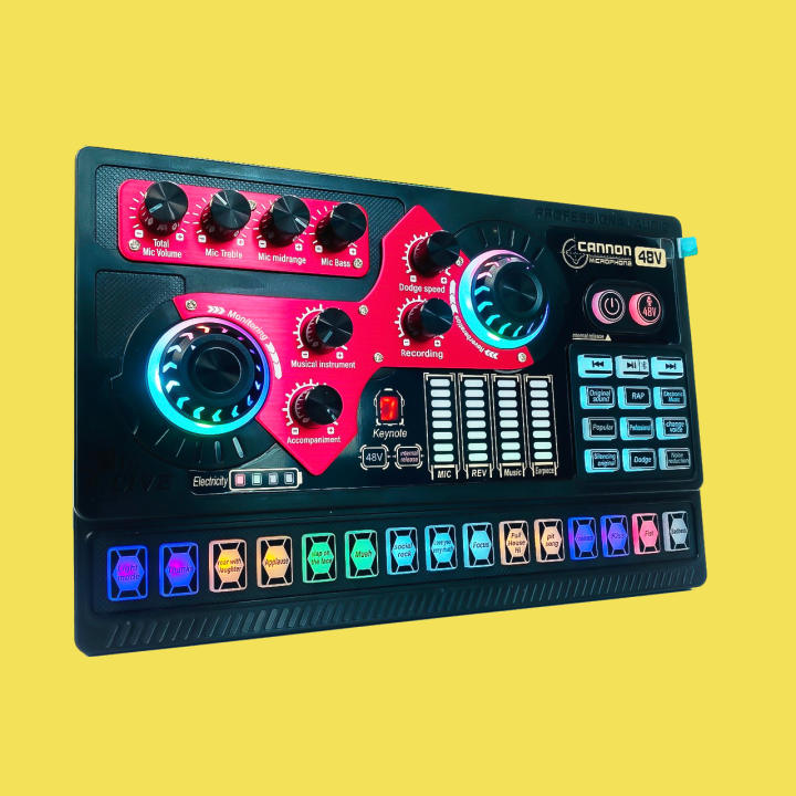 Sound Card Livestream X5 Chuyên Nghiệp - 15 Hiệu Ứng Âm Thanh, Bluetooth, XLR/TRS/Jack 3.5mm, USB Type-C, Bảo Hành 12 Tháng