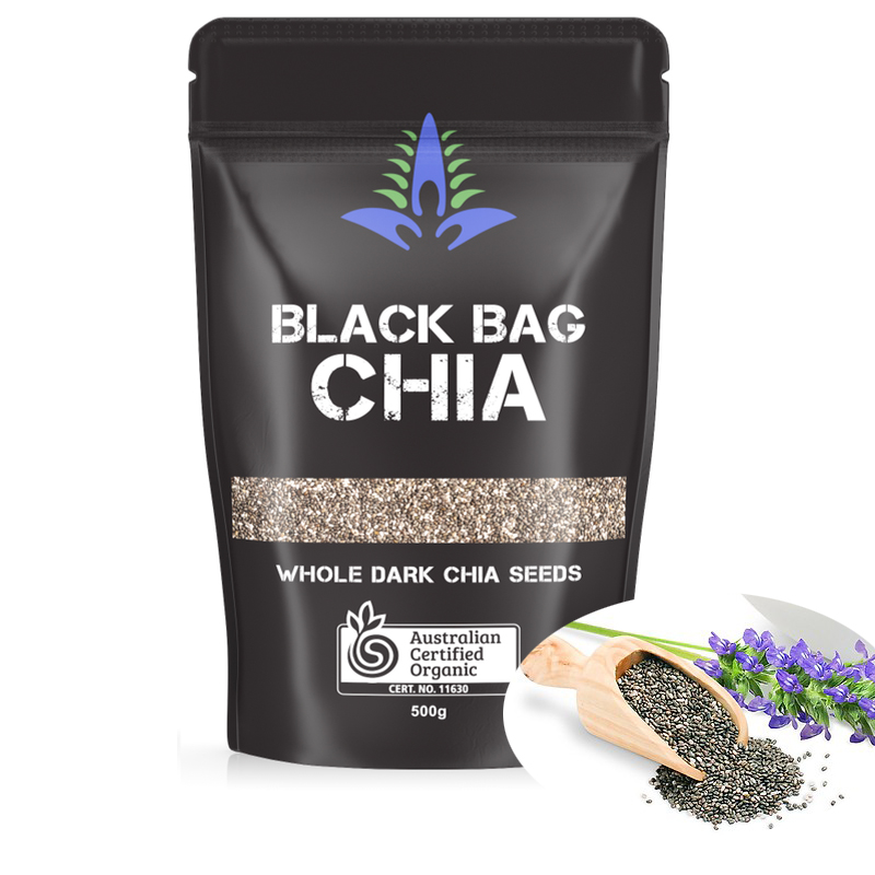 Hạt Chia Đen Hữu Cơ TANU NUTS Nhập Khẩu Úc