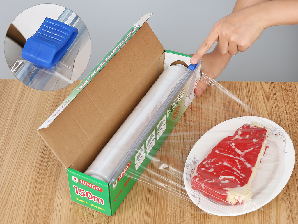 Màng bọc thực phẩm PE Ringo 30cm x 150m