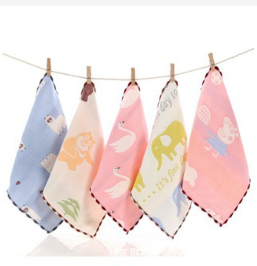 Set 5 Khăn Sữa Leelee Họa Tiết Cho Bé