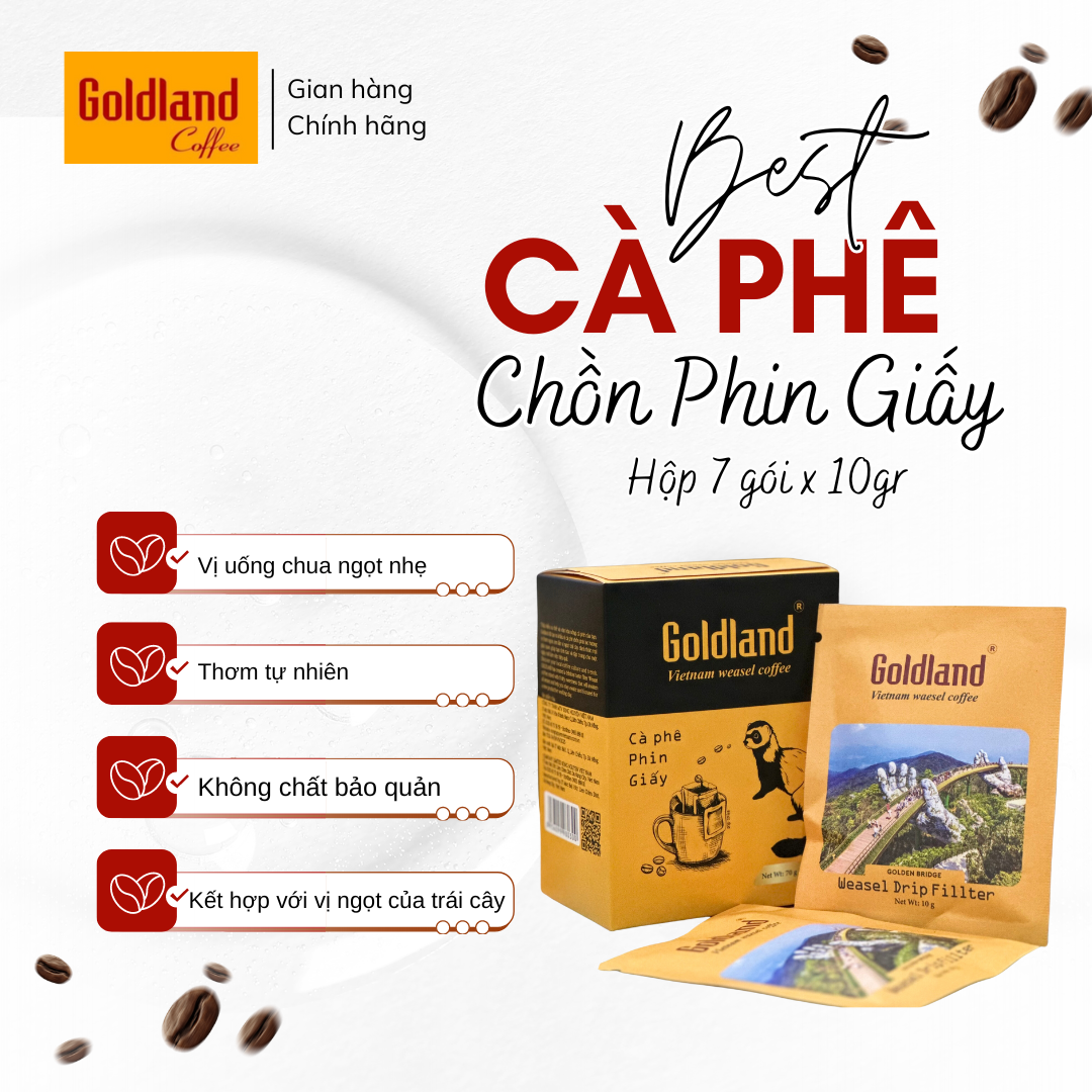 Goldland Drip coffee, Goldland loom drip fillcoffee, binaural coffee