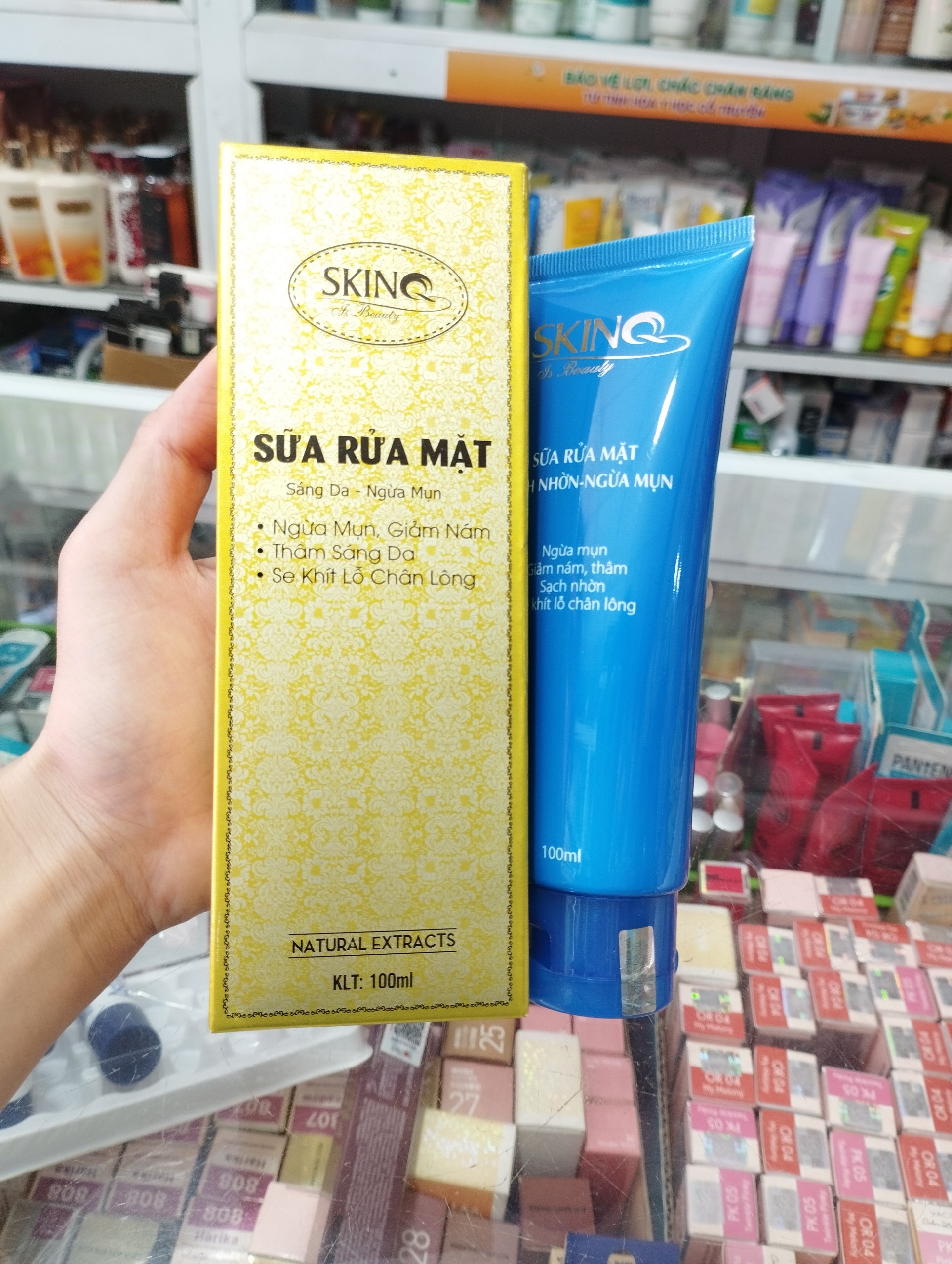 Kem trắng da 5 trong 1 cao cấp spf 35+ skinq