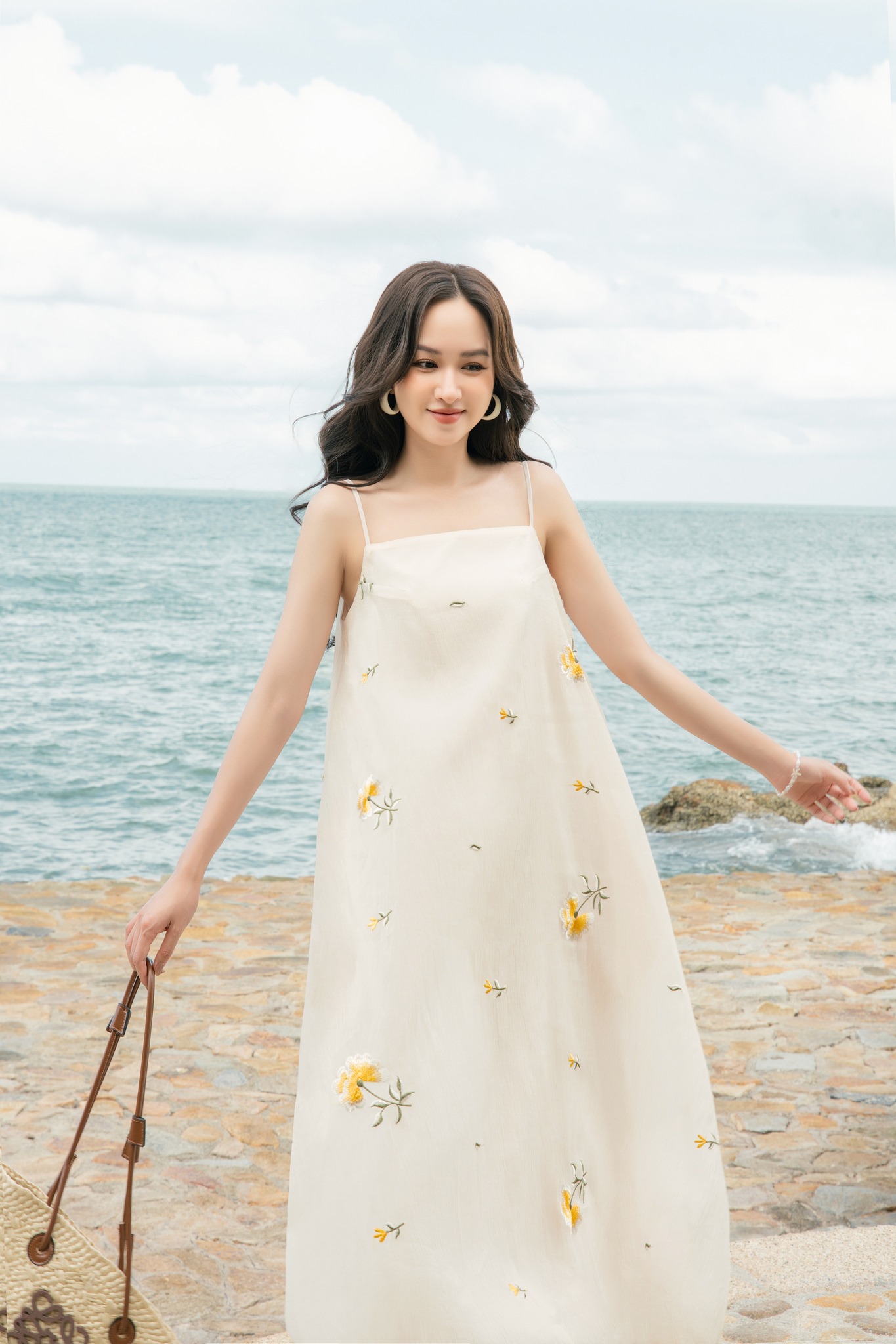 OLV - Đầm kiểu bí hoa suông Dress nhiều màu