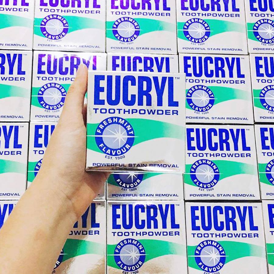 Kem Đánh Răng EUCRYL Làm Trắng Răng Hương Bạc Hà - EUCRYL Tooth Paste Freshmint 62g