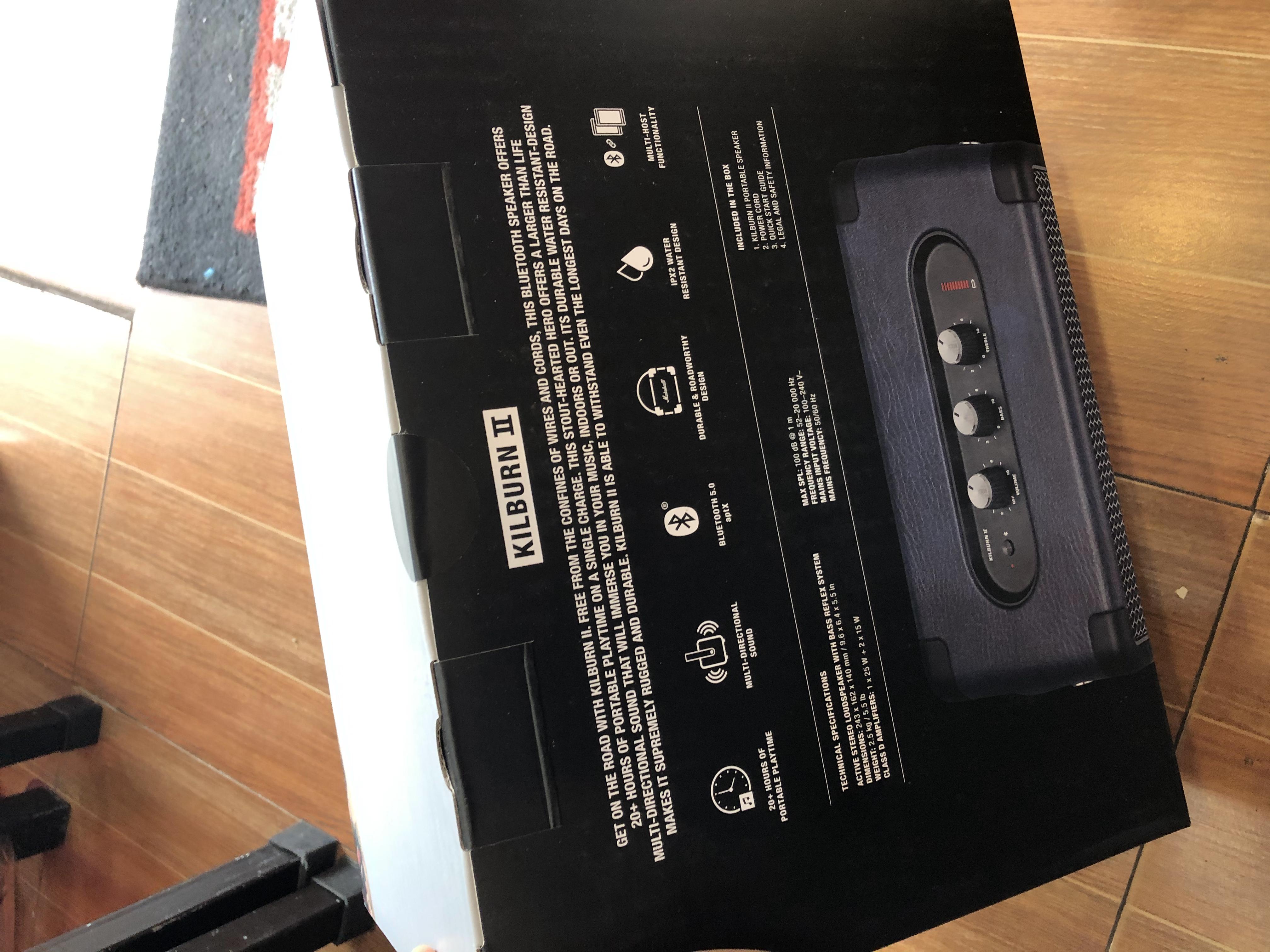 Loa Bluetooth Marshall Kilburn 2 New Full Box - Bảo Hành 12T