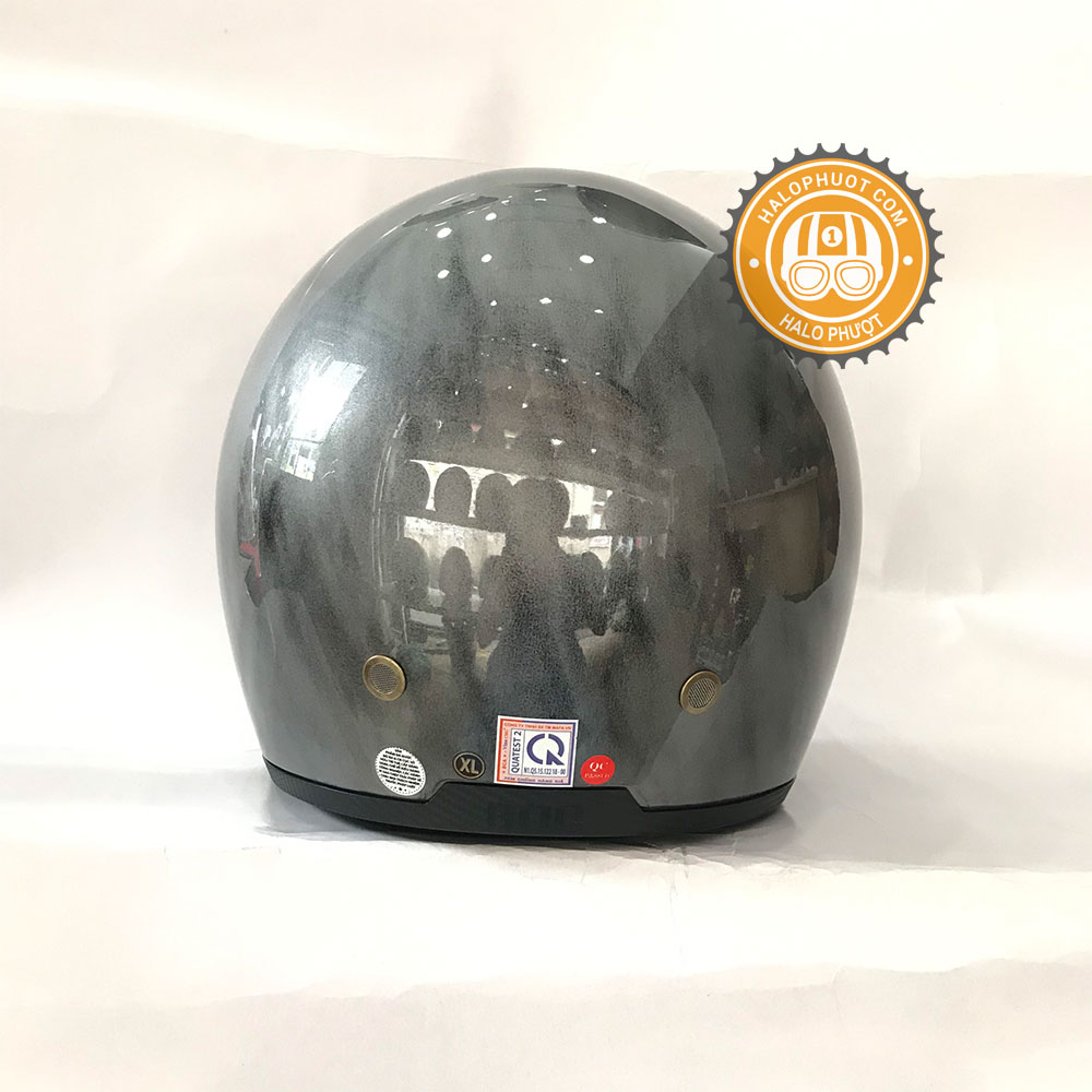 Nón bảo hiểm 3/4 kính âm Royal M139 Xước Bóng
