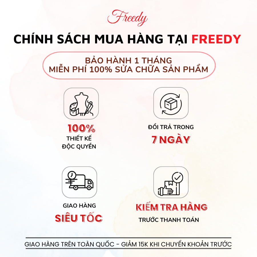Váy sát nách nữ bèo thêu Freedy - WVS2201