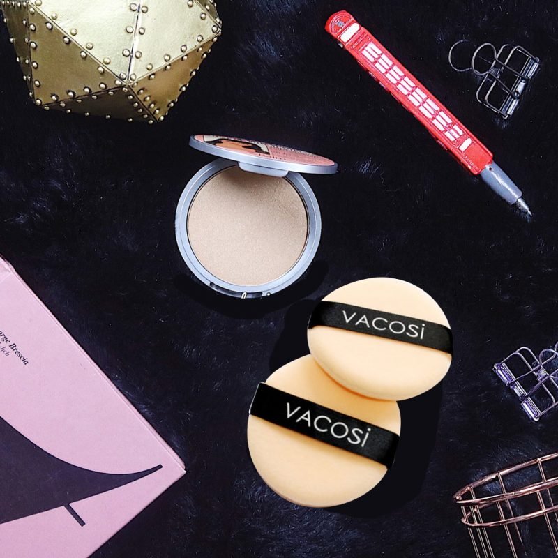 Vacosi Bông Phấn Khô Large Round Puff BP09 (Tròn Lớn)