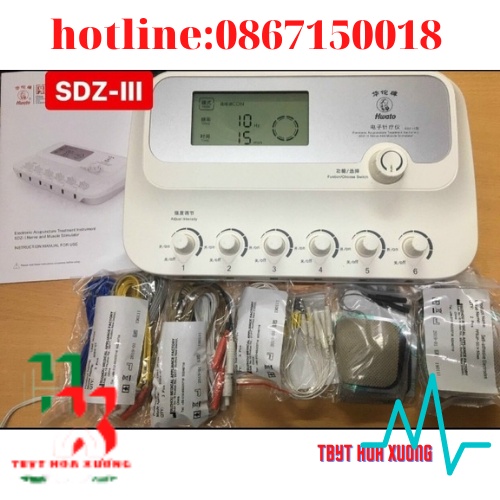 Máy Châm Cứu, Điện Châm Hoa Đà SDZ-III Màn Hình LCD