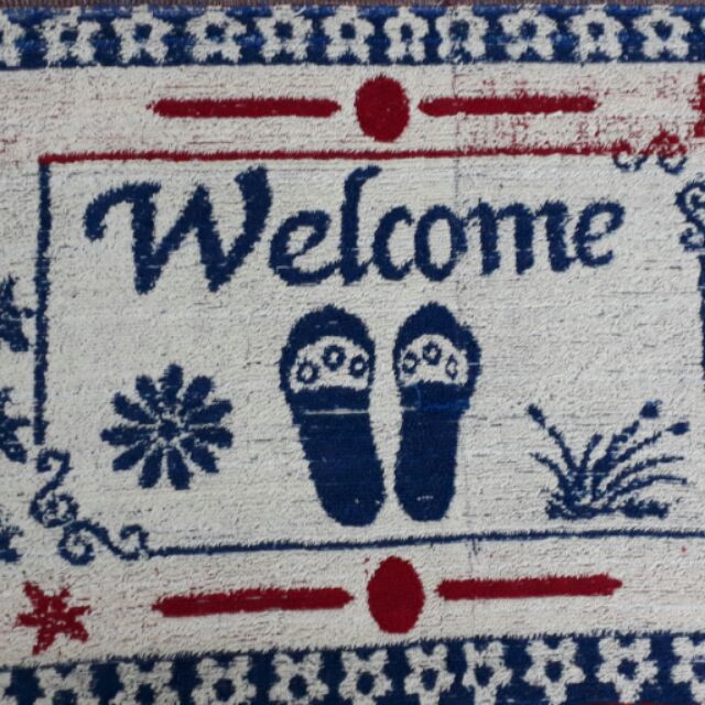 Combo 5 tấm thảm chùi chân WELLCOME ( 40x60)