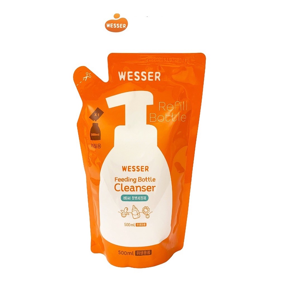 Nước rửa bình sữa Wesser 500ml