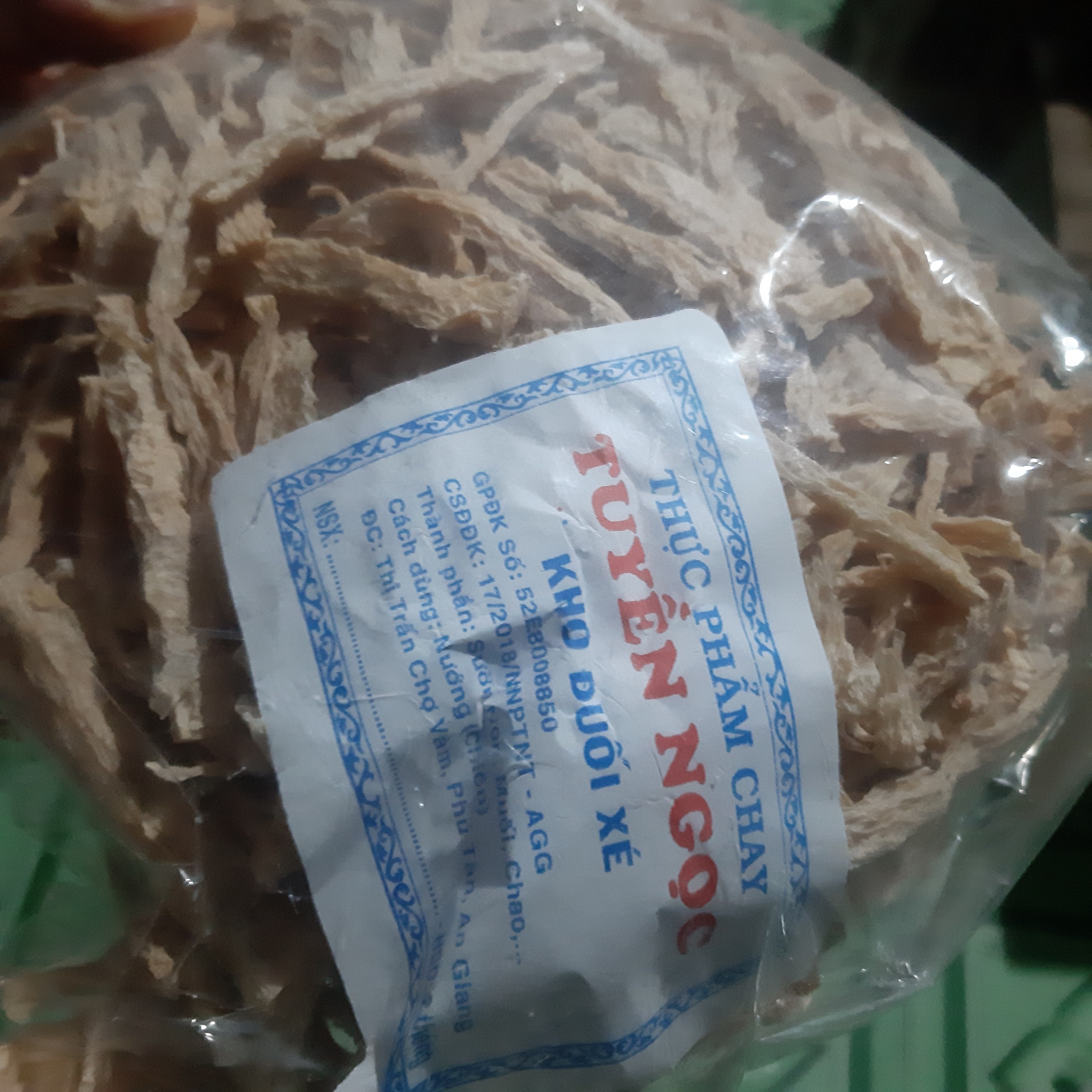 Khô sườn non xé sợi 500g