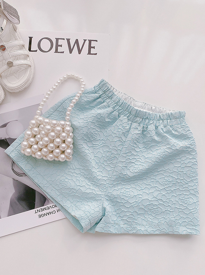 Rập Giấy KR089 - Áo bâu lá sen tim + Short