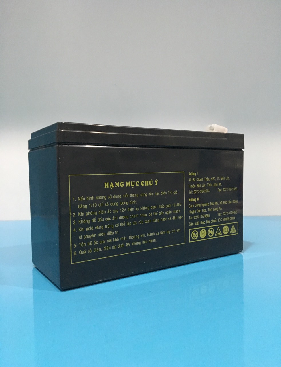 ẮC QUY KÍN KHÍ (VRLA AGM) LONG 12V-9Ah, WP1236W