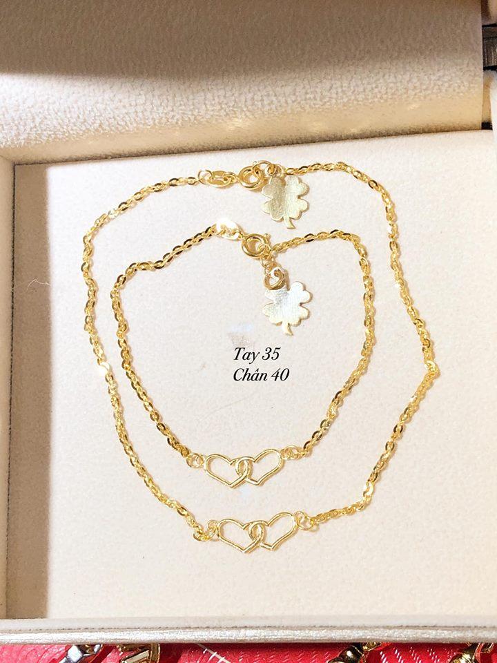 Lắc tay chân vàng 10k LTCV01