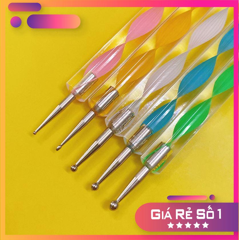Set 5 cọ chấm bi đủ size - Mini Nails